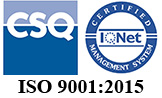 Logo certificazione ISO 9001:2015